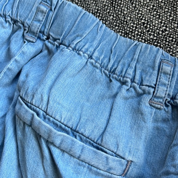 Anthropologie Cartonnier tie belted tapered soft blue jeans, size S - Picture 4 of 10